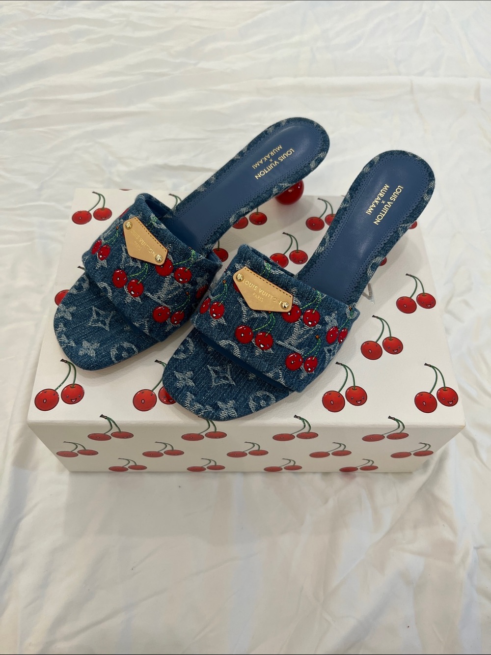 Louis Vuitton Lily Cherry Mule